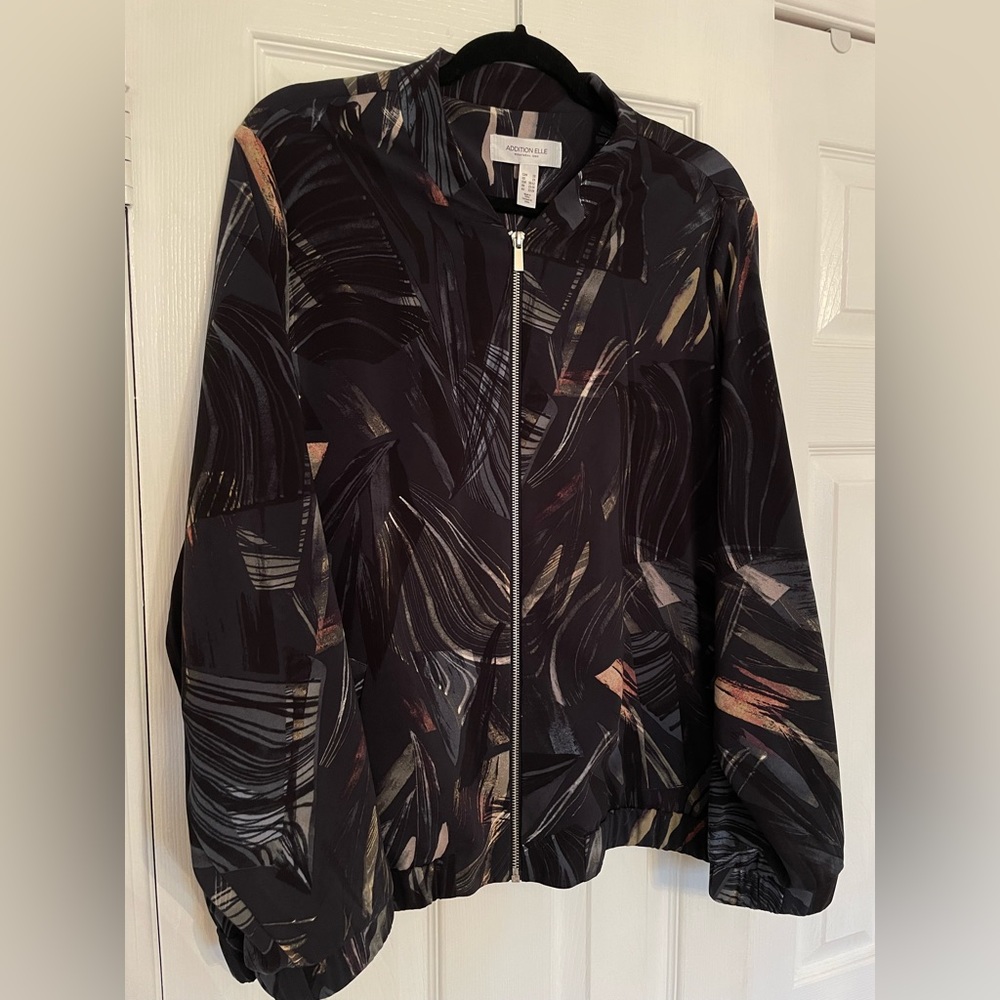 Additionelle Printed Bomber Style Jacket- Size 2X